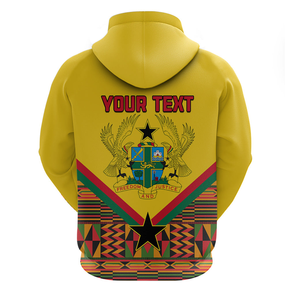 Ghana Independence Day Hoodie Freedom and Justice African Pattern LT01