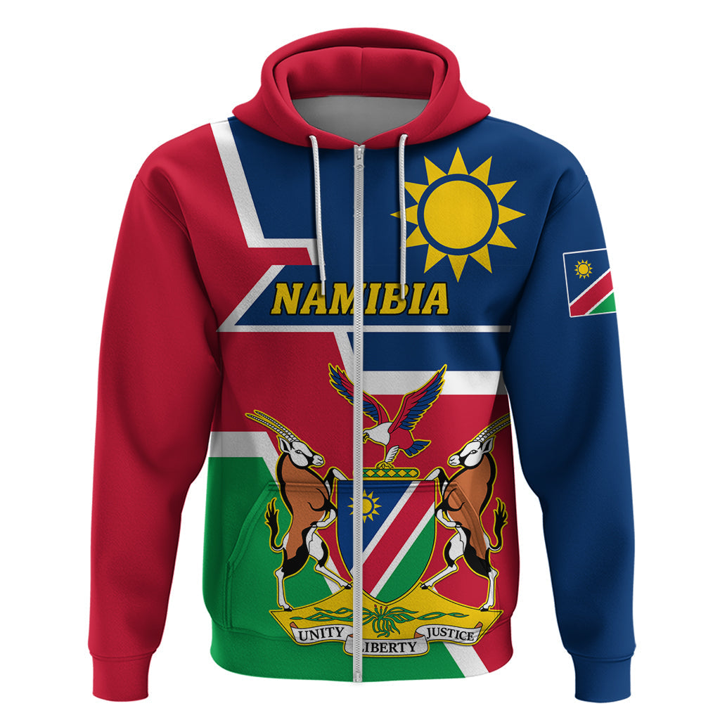 Namibia Independence Day Hoodie Coat Of Arms Unique Style LT01