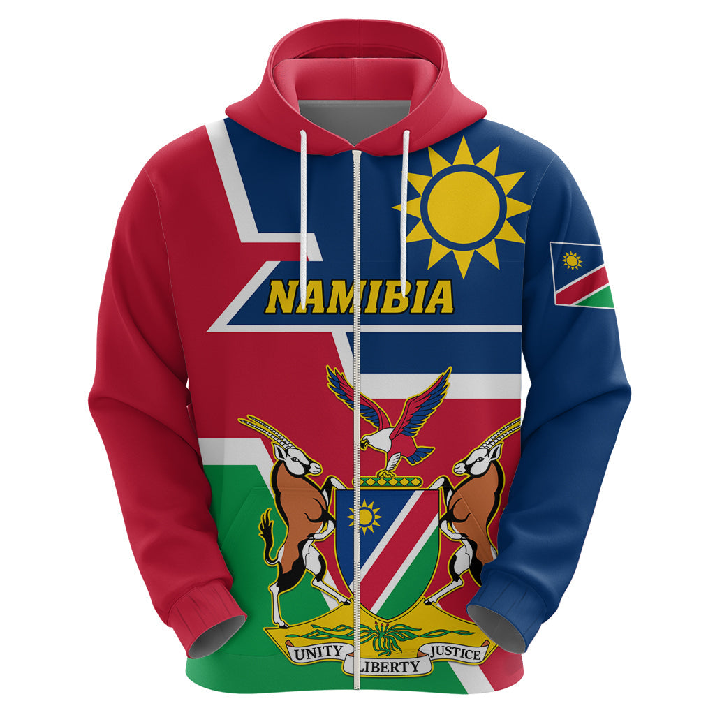 Namibia Independence Day Hoodie Coat Of Arms Unique Style LT01