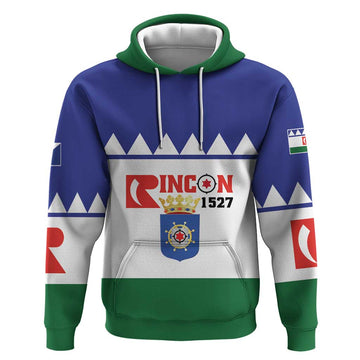 Personalised Bonaire Rincon Hoodie Flag Stylized LT01