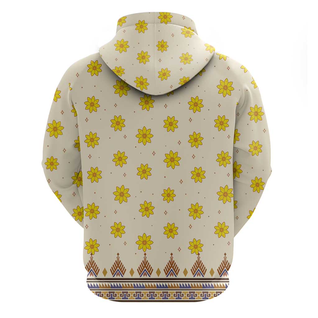 Enkutatash Dashiki Adey Abeba Pattern Hoodie LT01