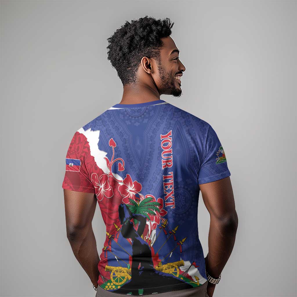 Personalised Afro Haiti Le Marron Inconnu T shirt Dashiki Mix Polynesian Pattern LT01
