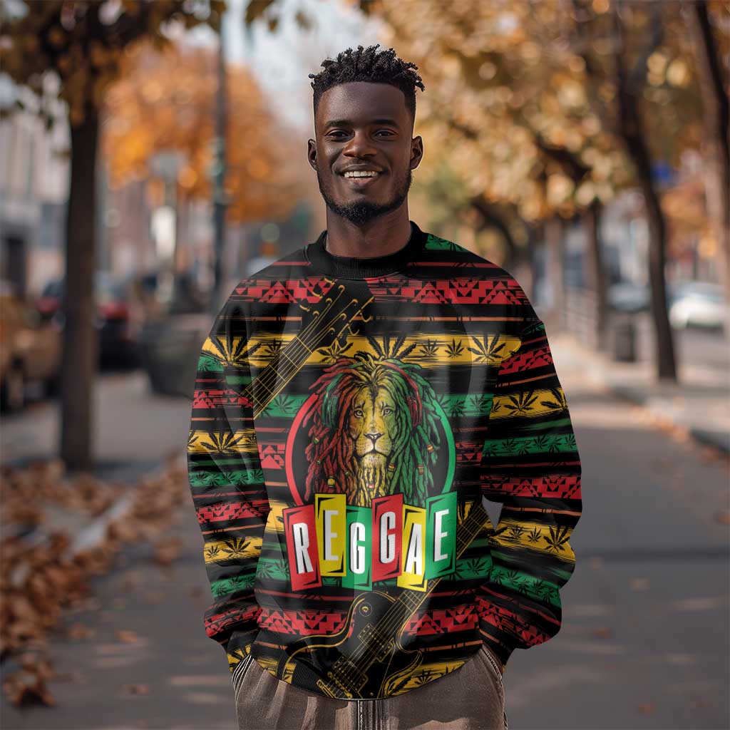 International Reggae Day Sweatshirt Rastafarian Lion Legend of Reggae LT01