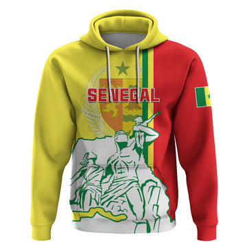 Senegal Independence Day Hoodie Un Peuple Un But Une Foi 64th Anniversary LT01