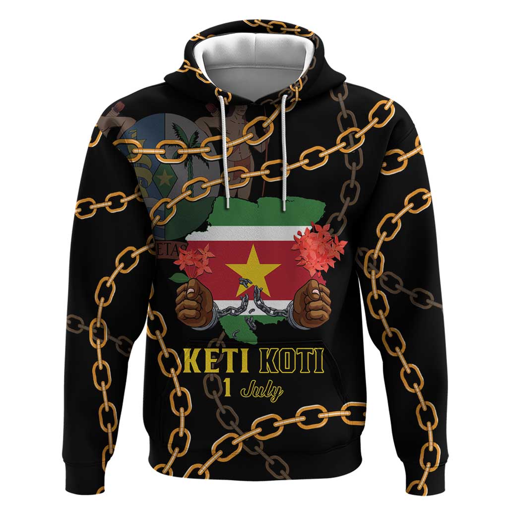 Suriname Keti Koti Hoodie Kettingsnijden Prisiri Manspasi LT01