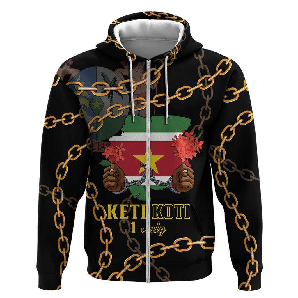 Suriname Keti Koti Hoodie Kettingsnijden Prisiri Manspasi LT01