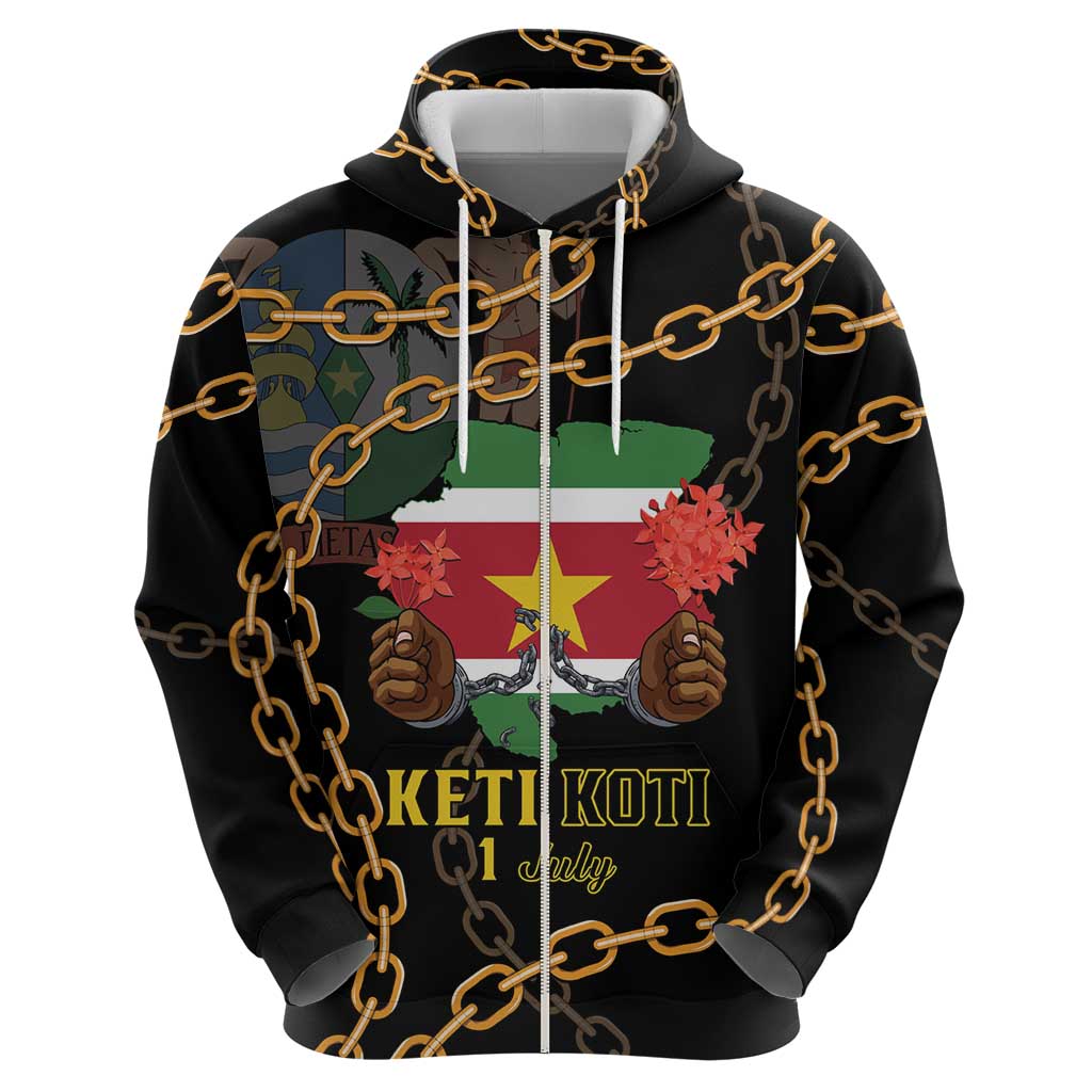 Suriname Keti Koti Hoodie Kettingsnijden Prisiri Manspasi LT01