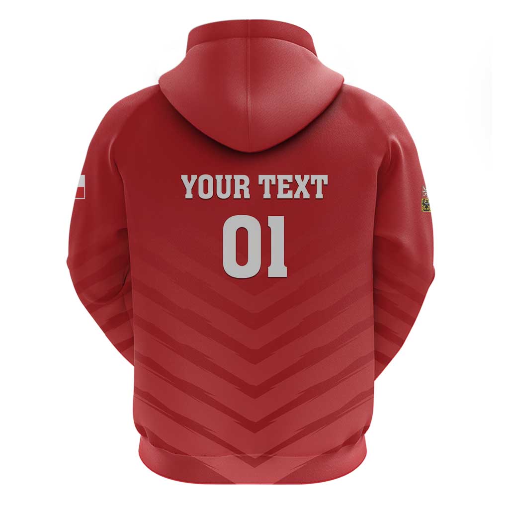 Custom Czech Republic 2024 Football Hoodie Jeden Tym Jeden Cil Czechia LT01