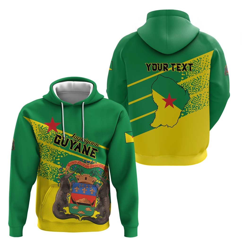 Personalized French Guiana Hoodie Lagwiyann In My Heart LT01