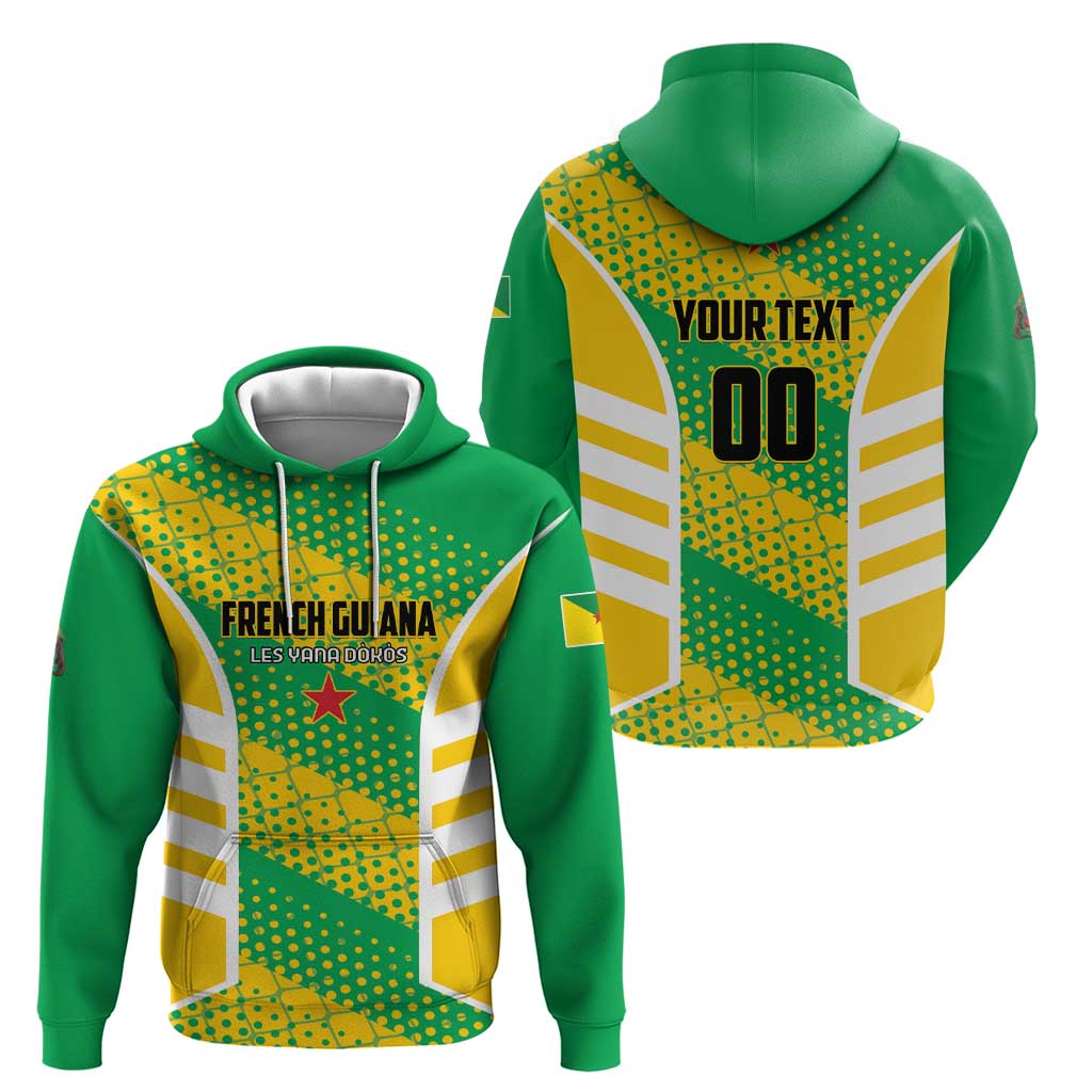 Custom French Guiana Football Hoodie Go Les Yana Dokos LT01