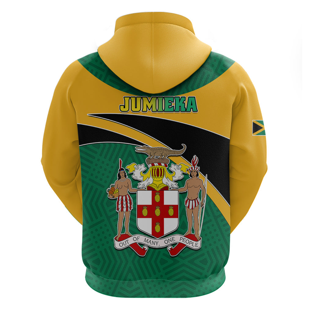 Jamaica Hoodie Jumieka Lion Mix African Pattern LT01