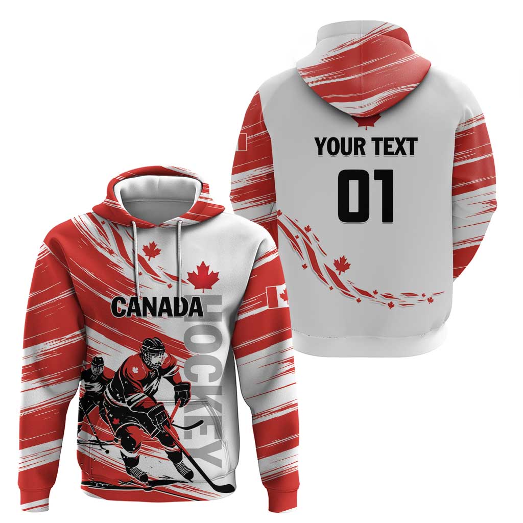 Custom Canada Hockey Hoodie Canada Owns Hockey LT01