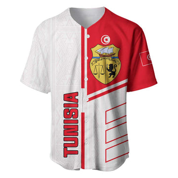 Tunisia Football Baseball Jersey - Victory for the Eagles of Carthage LT01