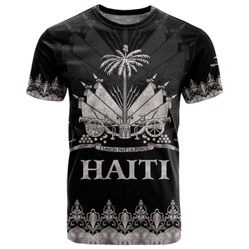 Haiti Neg Marron T shirt Hope is Nothing Without Action - Silver LT01