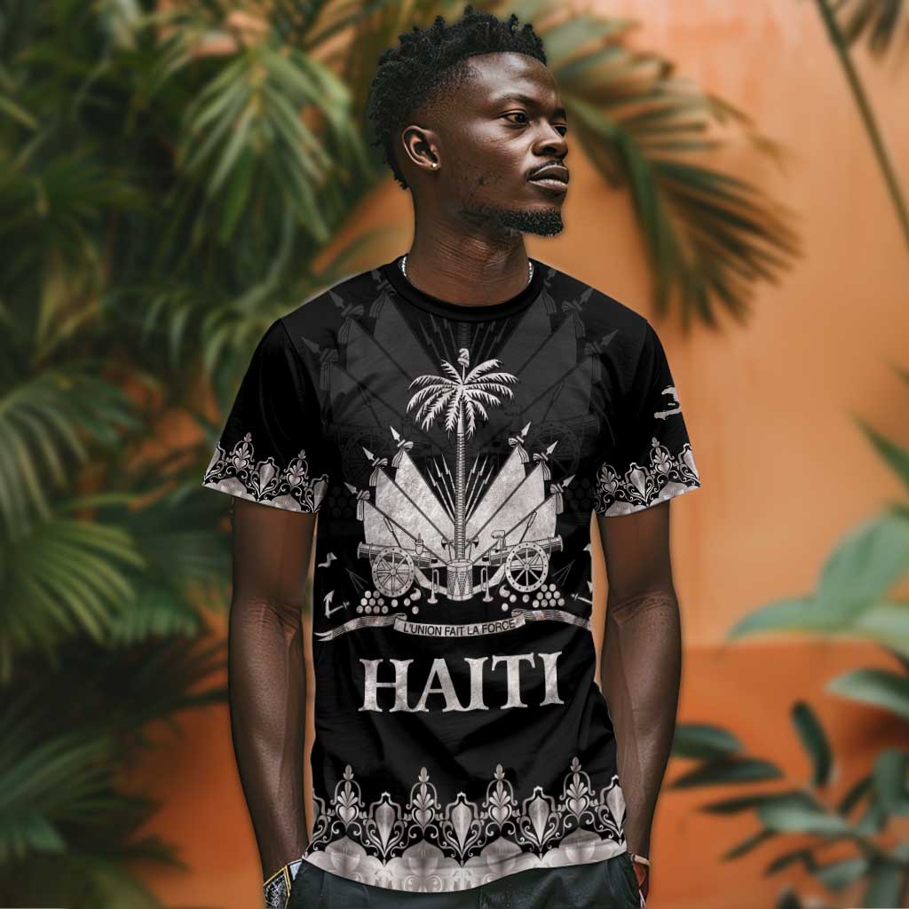 Haiti Neg Marron T shirt Hope is Nothing Without Action - Silver LT01