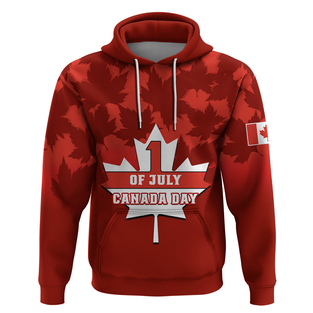 Custom 1 July Canada Independence Day Hoodie Canadian Maple Leaf Happy 156th Anniversary LT01