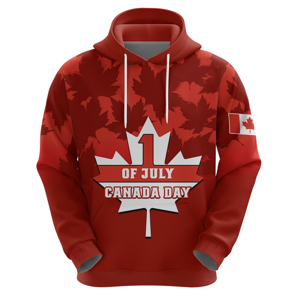 Custom 1 July Canada Independence Day Hoodie Canadian Maple Leaf Happy 156th Anniversary LT01
