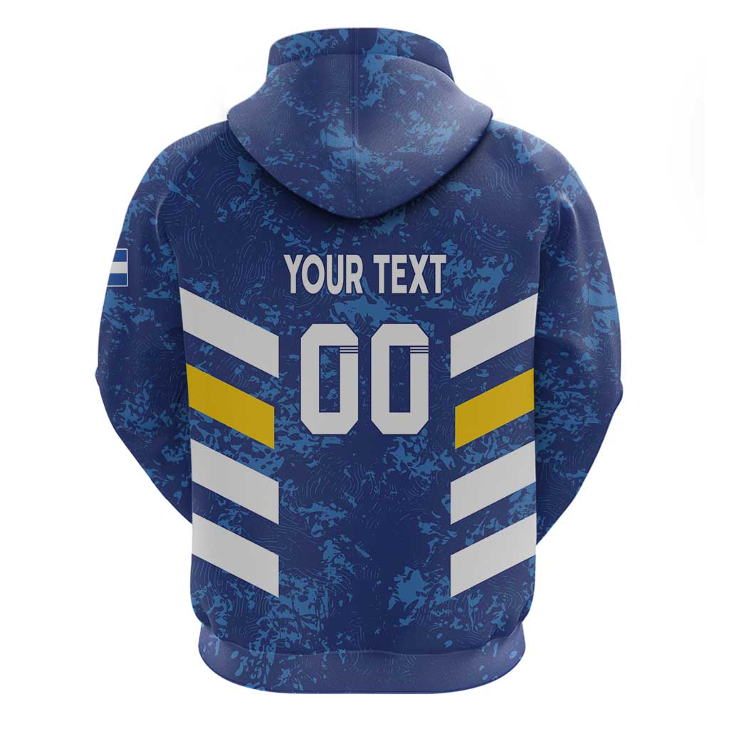 Custom El Salvador Football Hoodie La Selecta Go Champions LT01