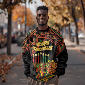 Personalized African Happy Kwanzaa Sweatshirt LT01