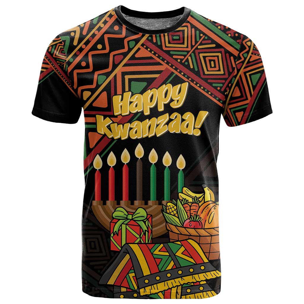 Personalized African Happy Kwanzaa T shirt LT01