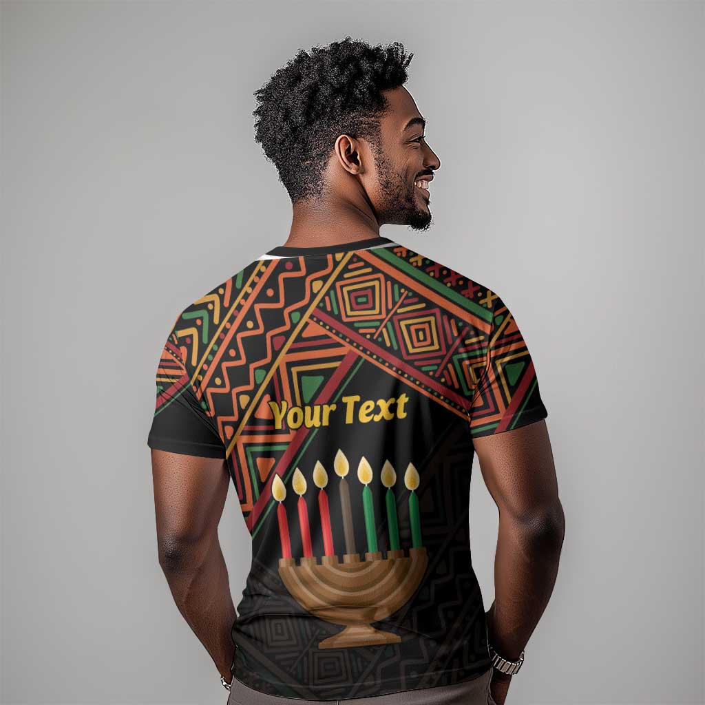 Personalized African Happy Kwanzaa T shirt LT01