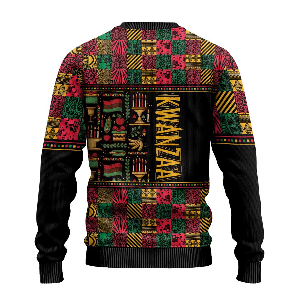 Kwanzaa African Pattern Ugly Christmas Sweater LT01