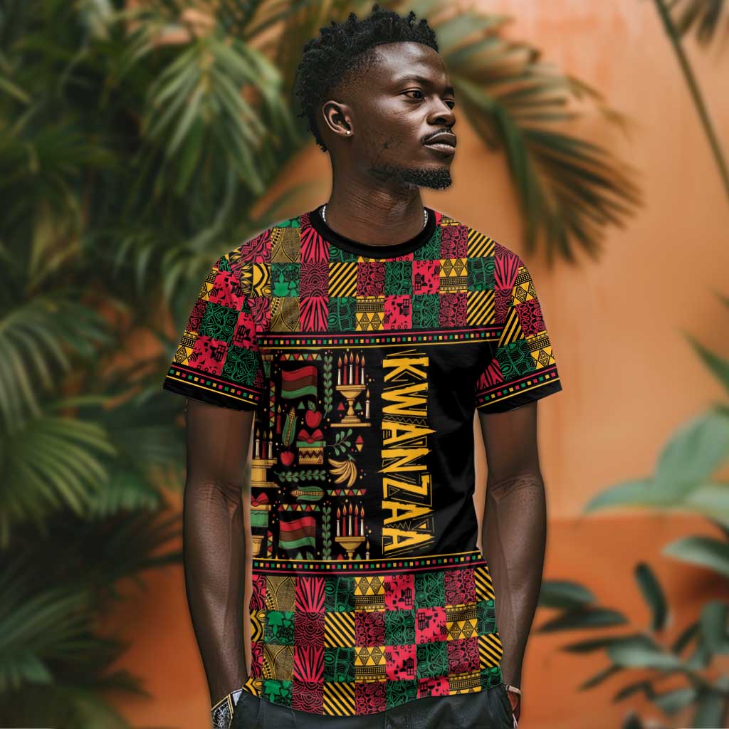 Kwanzaa African Pattern T shirt LT01