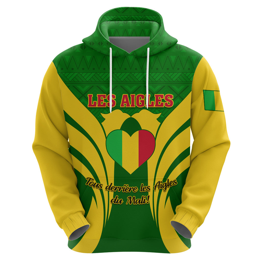 Mali Football Hoodie Tous Derriere Les Aigles Du Mali LT01