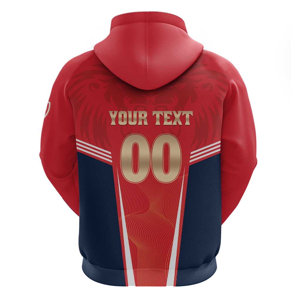Custom Punjab 2025 Cricket Lion Kings Hoodie Jazba Hai Punjabi LT01