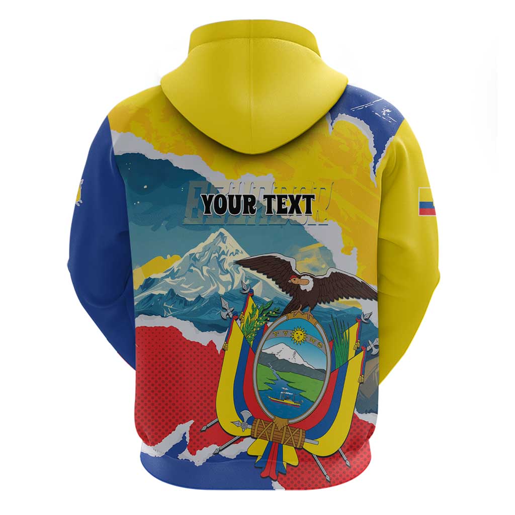 Personalized Ecuador Chimborazo Mountain Hoodie La Sultana de Los Andes LT01