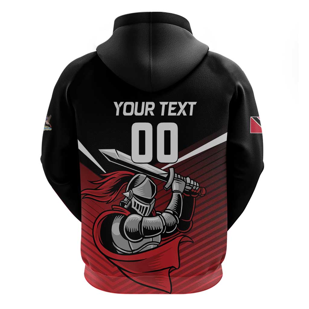 Custom Knight Riders Trinbago Cricket Hoodie Play Fight Win Repeat LT01