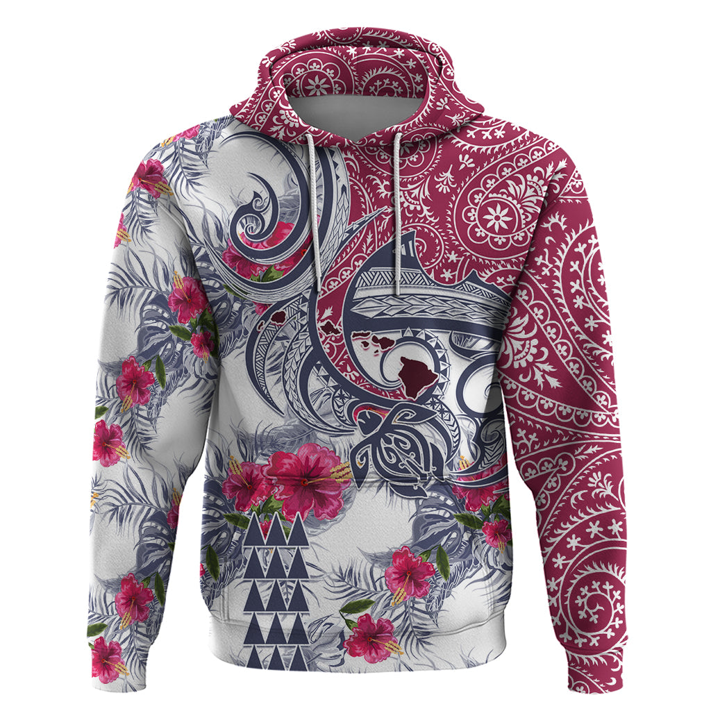 Hawaii Kakau Mix Paisley Pattern Hoodie Polynesian Tropical Unique Style LT01