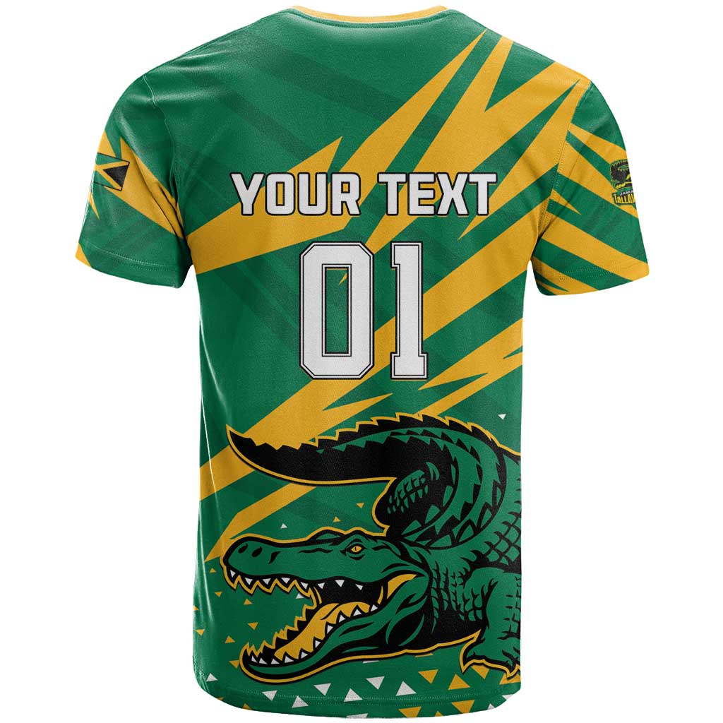 Custom Afro Jamaica Cricket Tallawahs T shirt Fi Wi Tallawahs Champions LT01