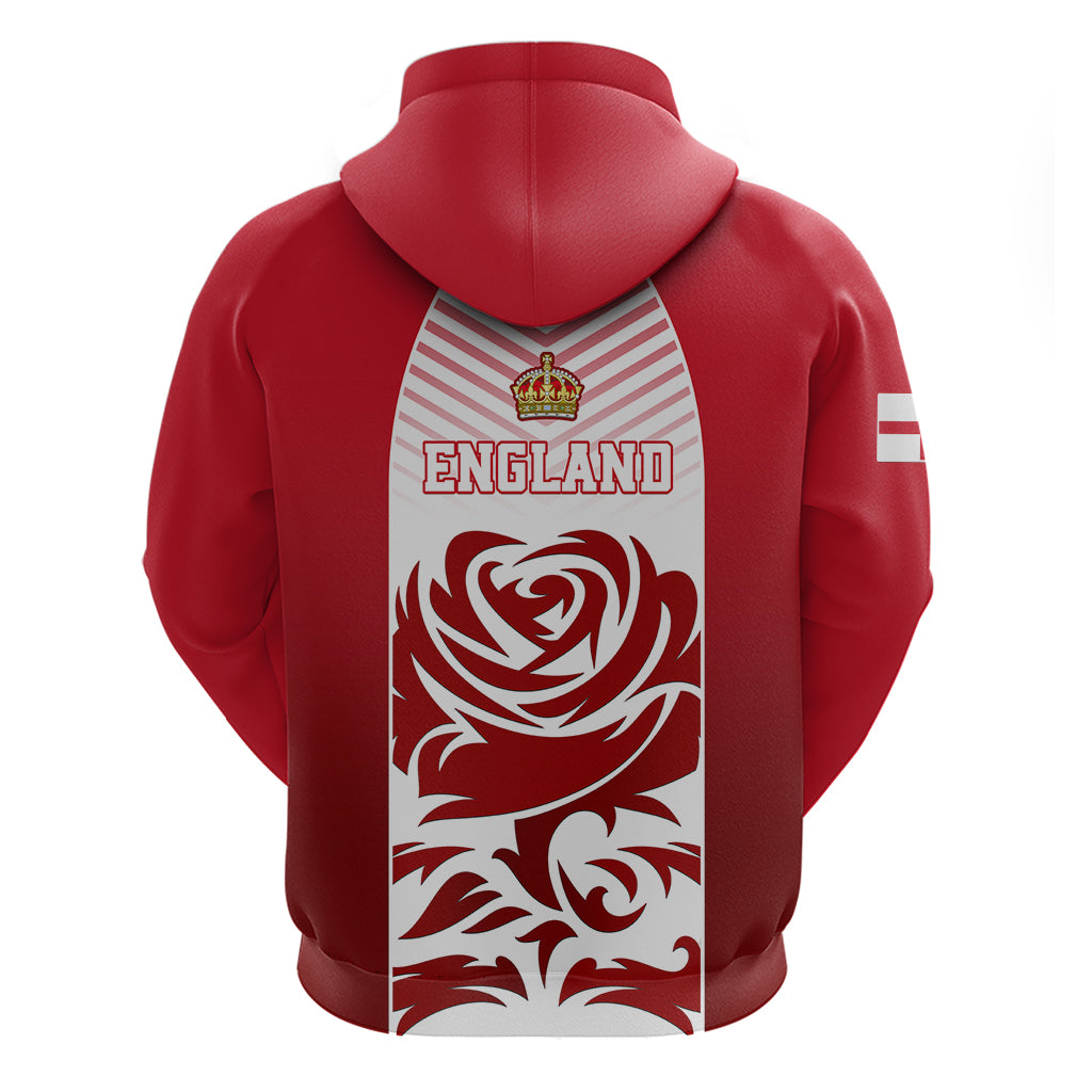 England Hoodie Three Lions and Tudor Rose LT01