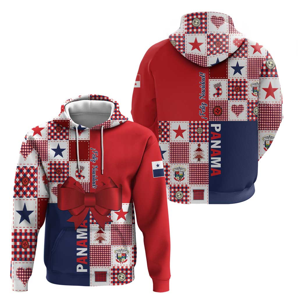 Panama Christmas Feliz Navidad Hoodie Coquette Bow Style LT01