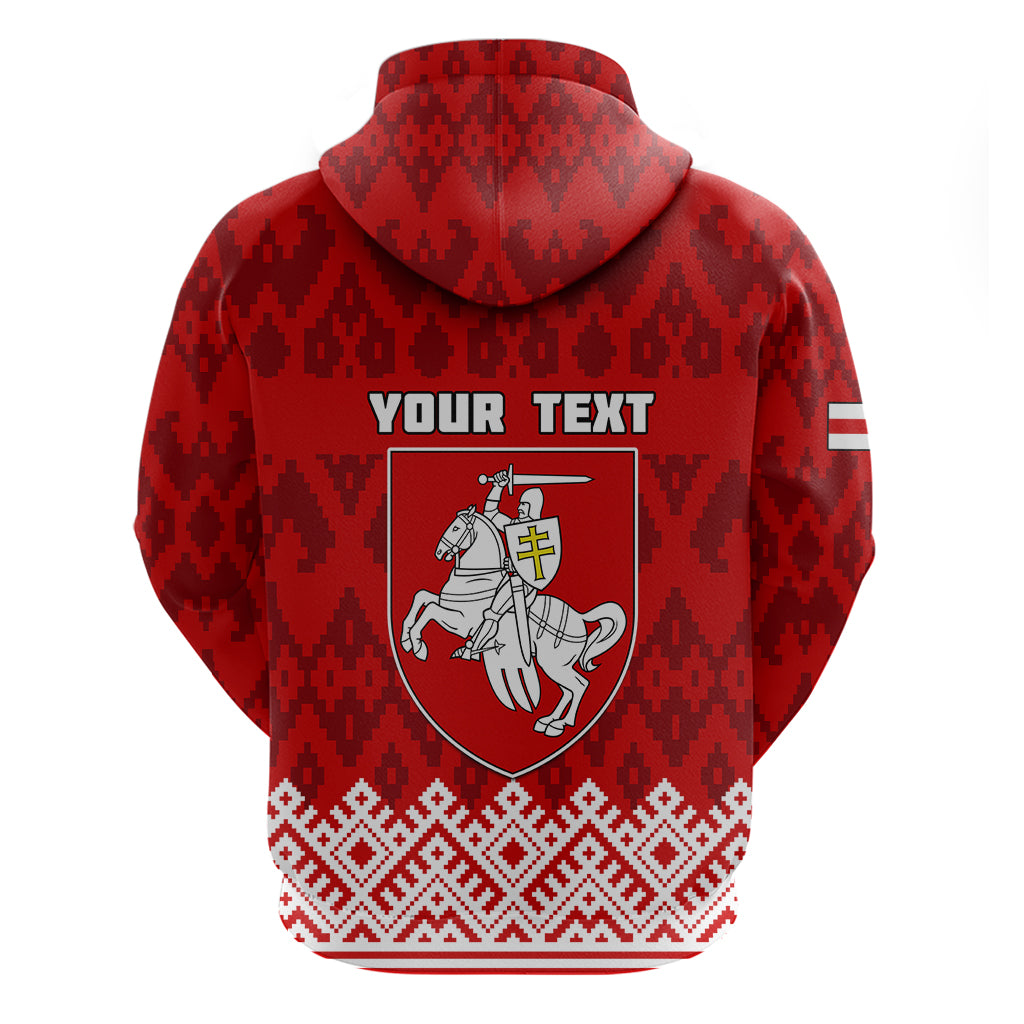Custom Belarus 1991 Hoodie Belarusian Coat Of Arms Mix Folk Pattern LT01