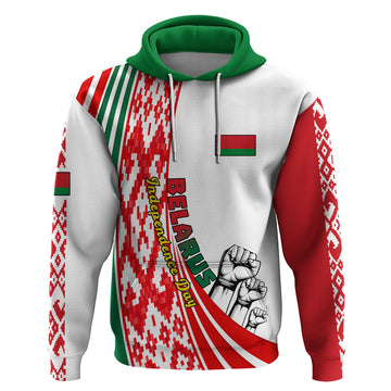 Custom 3 July Belarus Independence Day Hoodie Belarusian Flag Style Special Version LT01