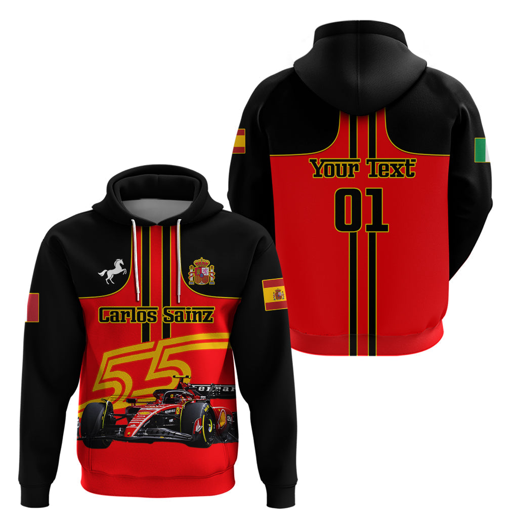 Personalised Carlos Sainz 55 Hoodie 2023 Singapore GP LT01