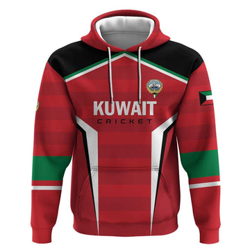 Custom Kuwait Cricket Hoodie Go Champions LT01