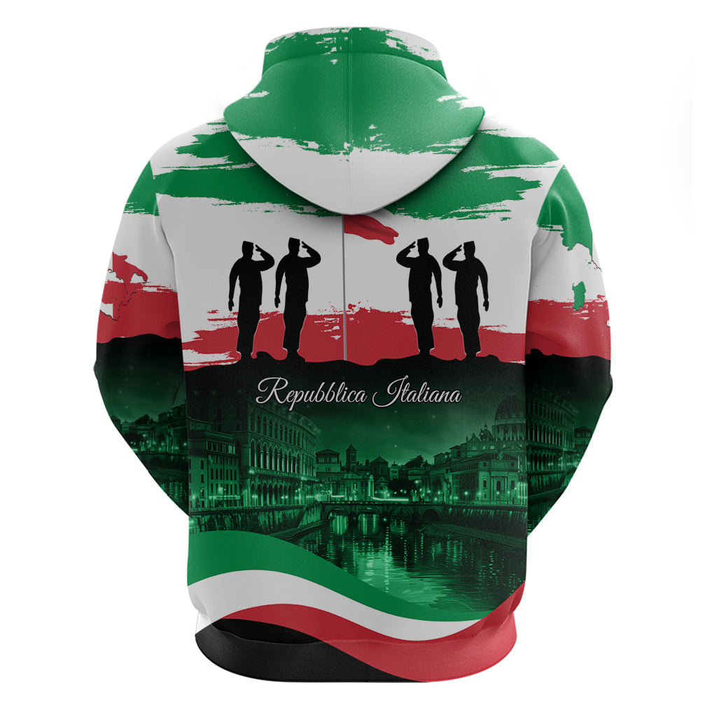 Italy Republic Day Hoodie Festa della Repubblica LT01