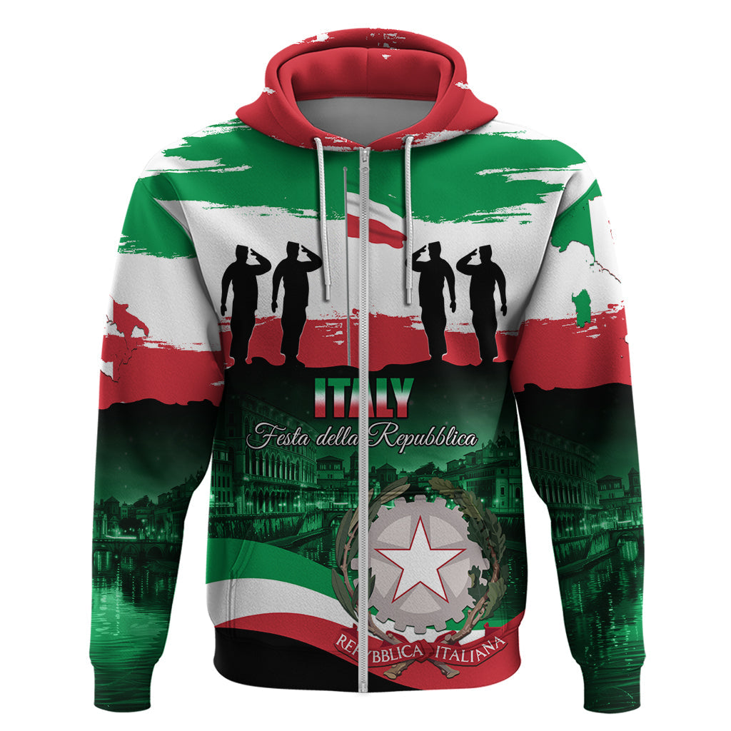 Italy Republic Day Hoodie Festa della Repubblica LT01