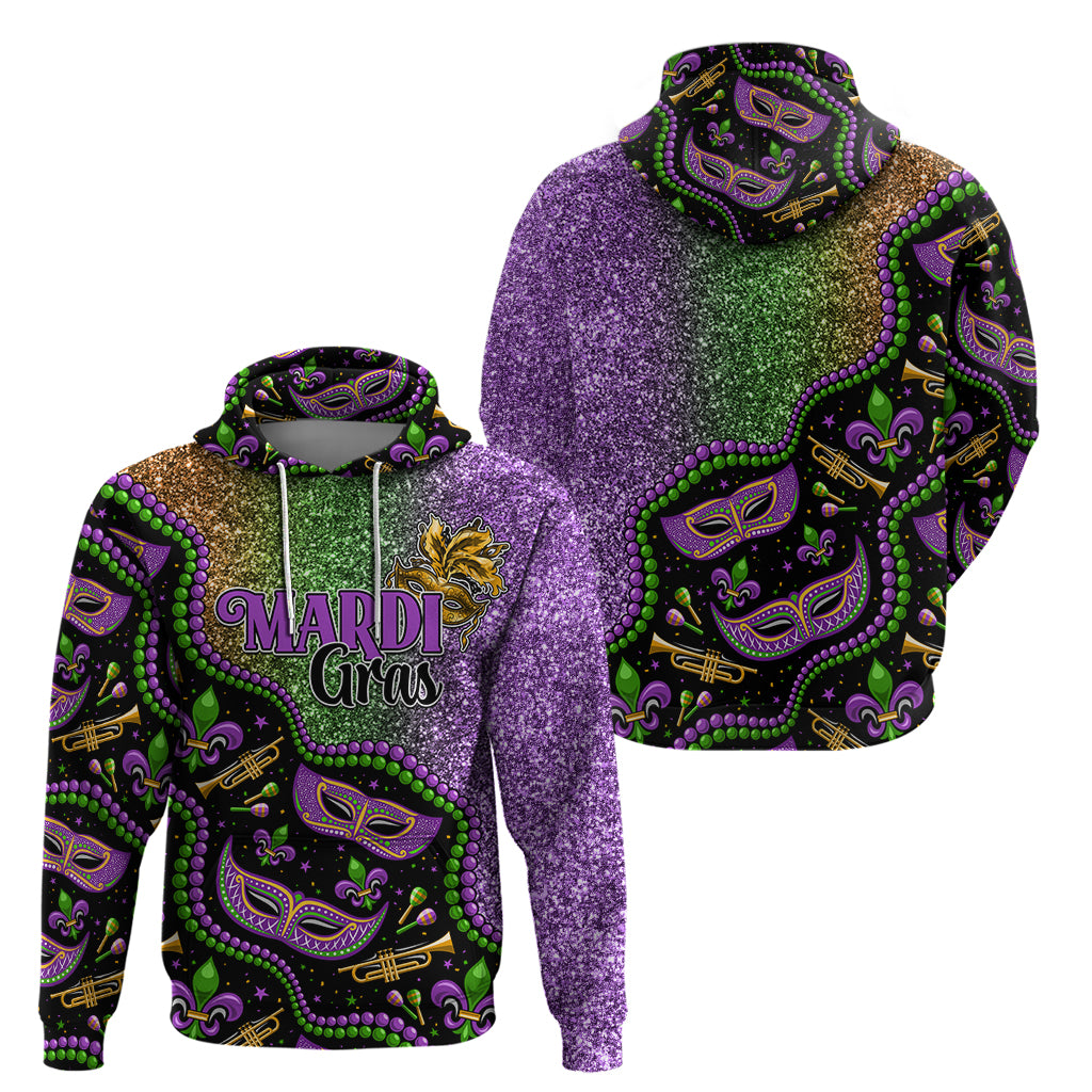 Mardi Gras Hoodie Colorful Style LT01