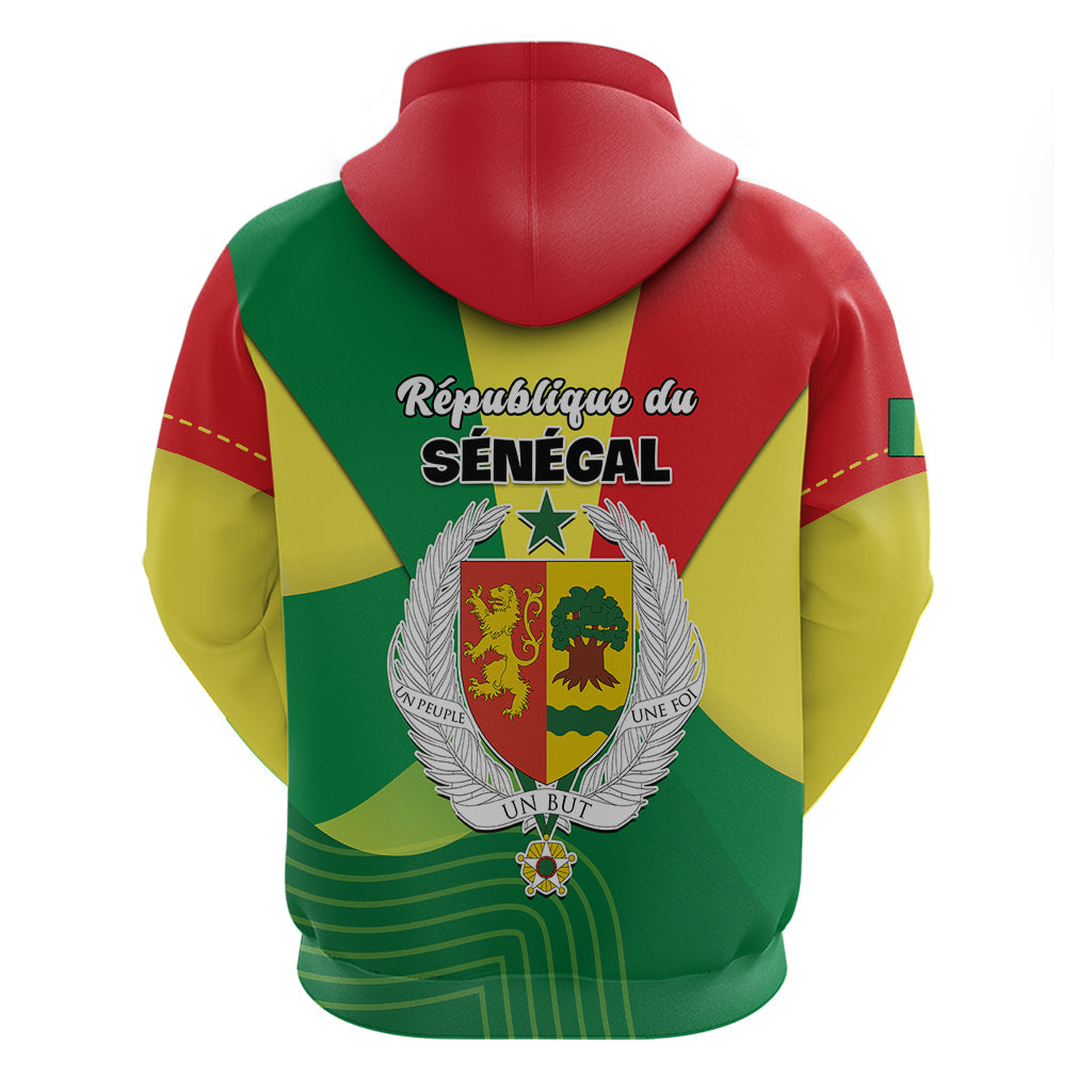 Senegal Hoodie Bahamian Lion Baobab Flag Style LT01