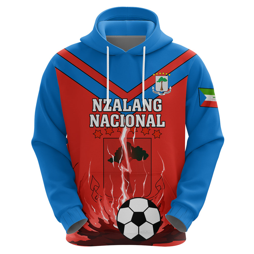Equatorial Guinea Football Hoodie Come On Nzalang Nacional LT01