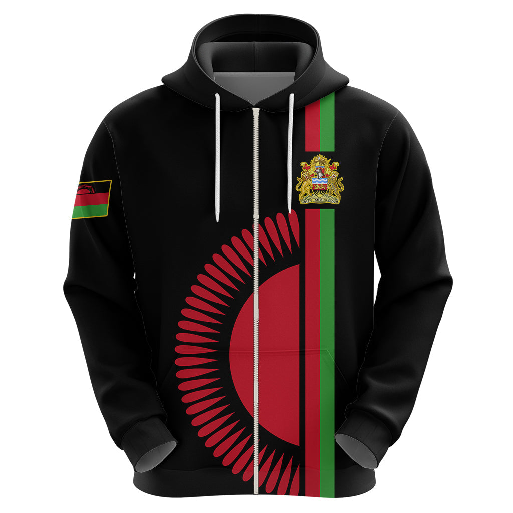 Malawi Hoodie With Coat Of Arms Flag Style LT01