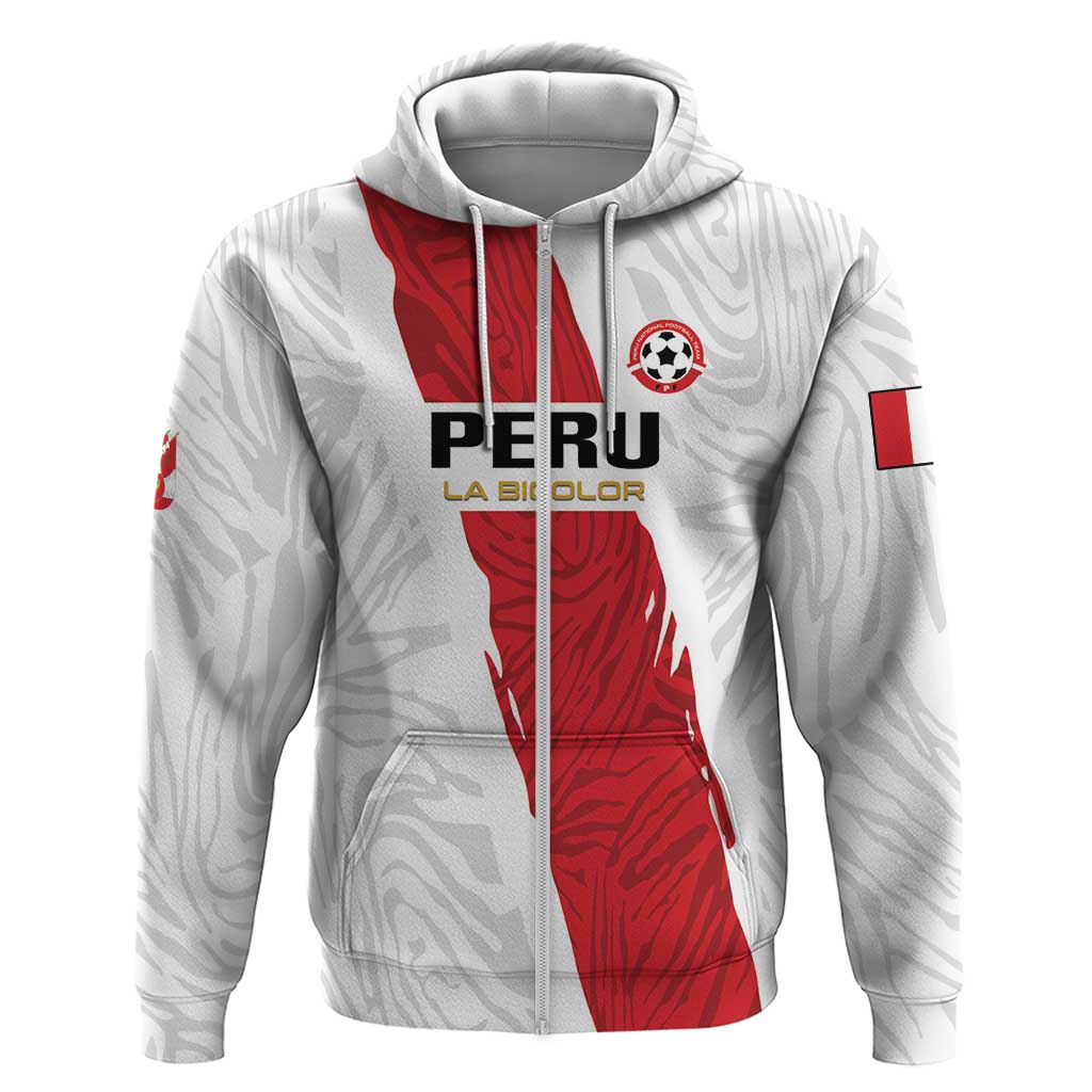 Custom Football Peru Hoodie La Bicolor Go Champions LT01