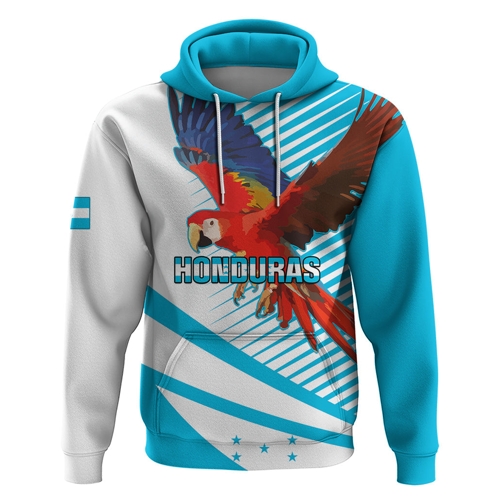 Honduras Hoodie Coat Of Arms With Scarlet Macaw LT01