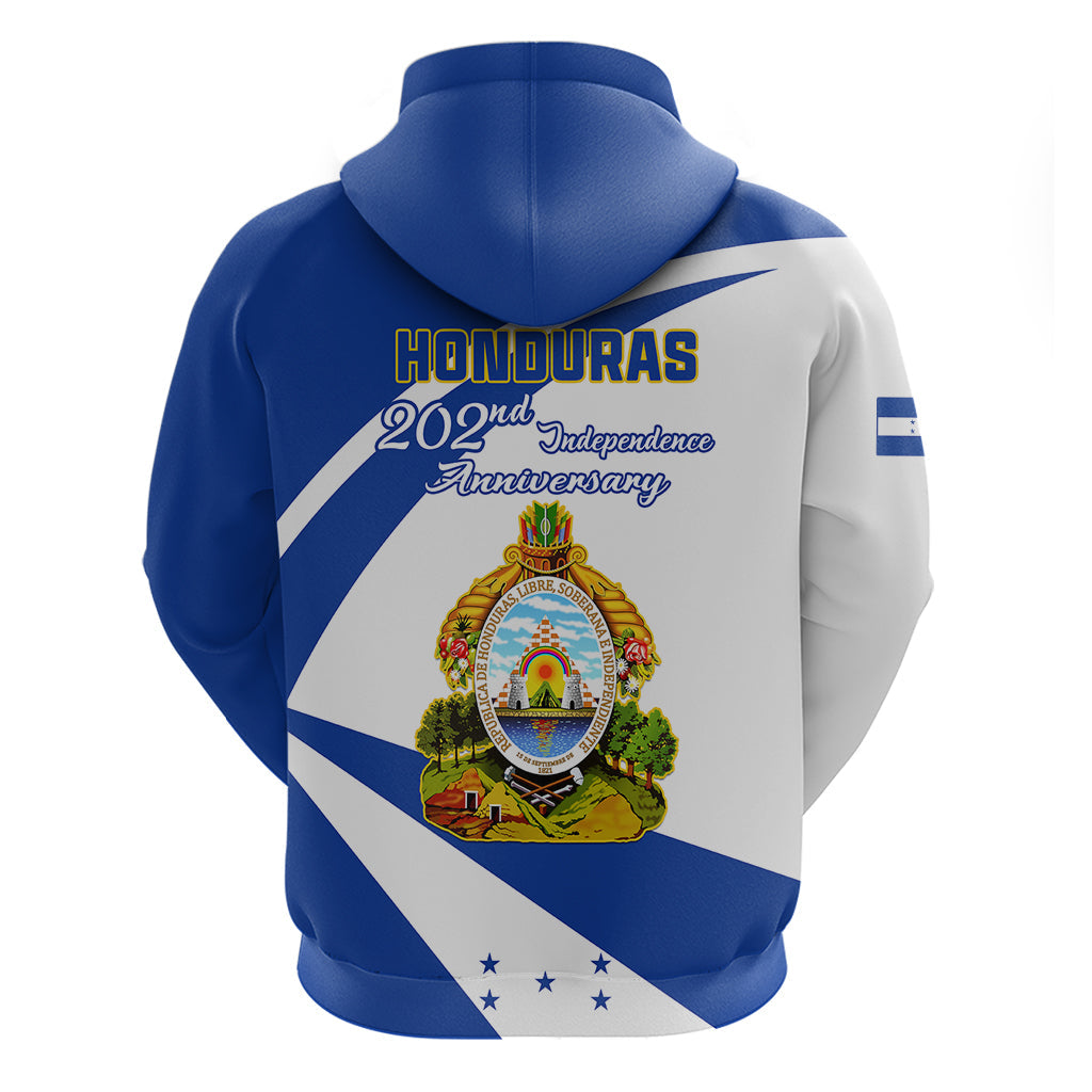 Honduras Independence Day Hoodie Map With Coat Of Arms LT01