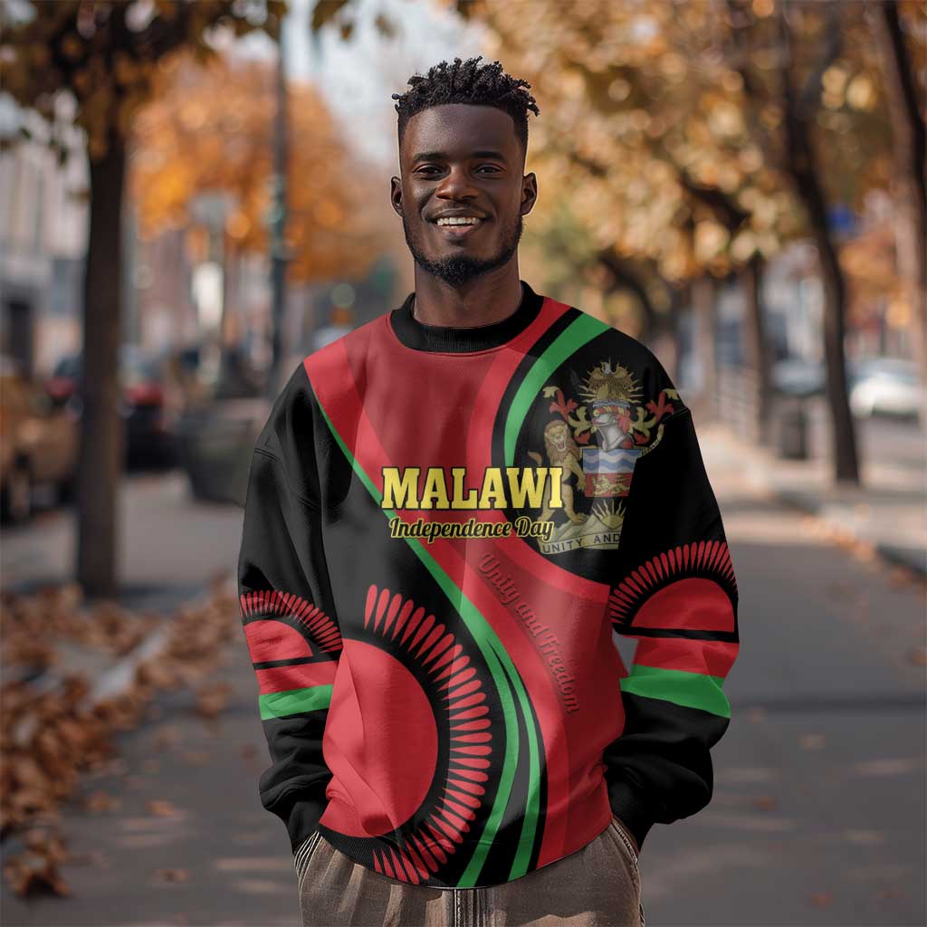 Malawi Independence Day Sweatshirt Unity and Freedom LT01