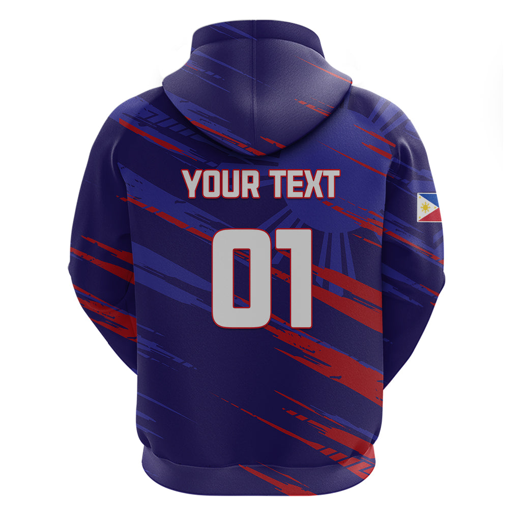 Personalised Philippines Football Hoodie Filipinas Lion Sporty Style LT01